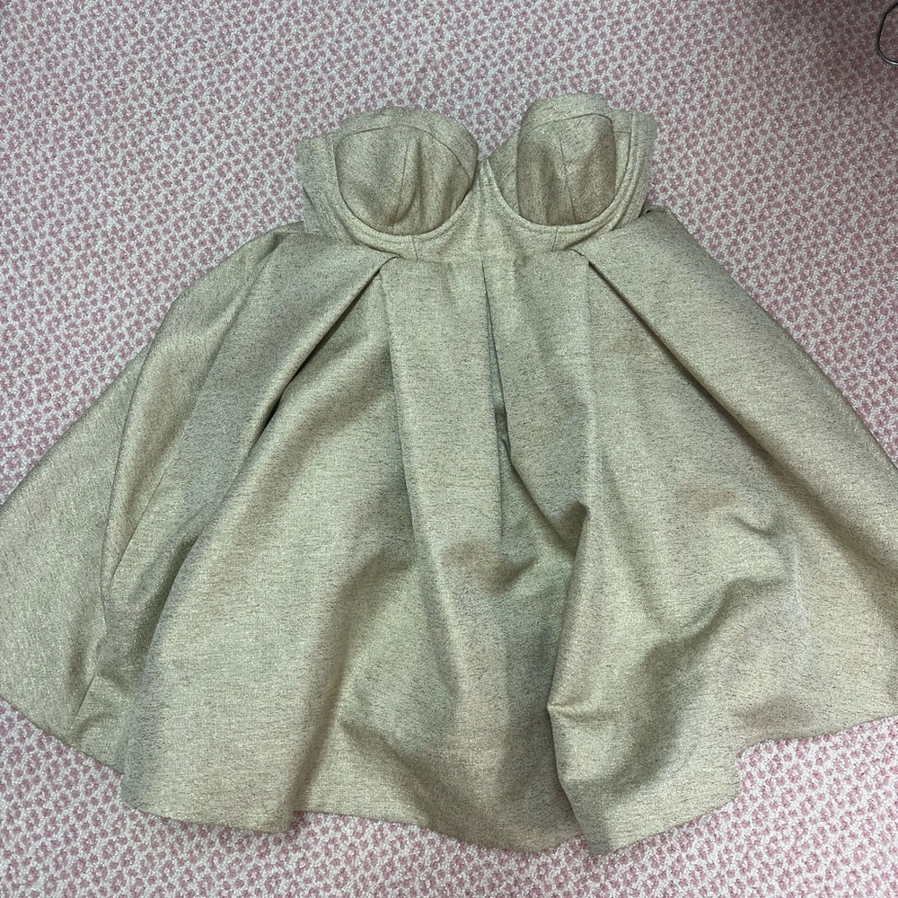 Gold House of CB dress